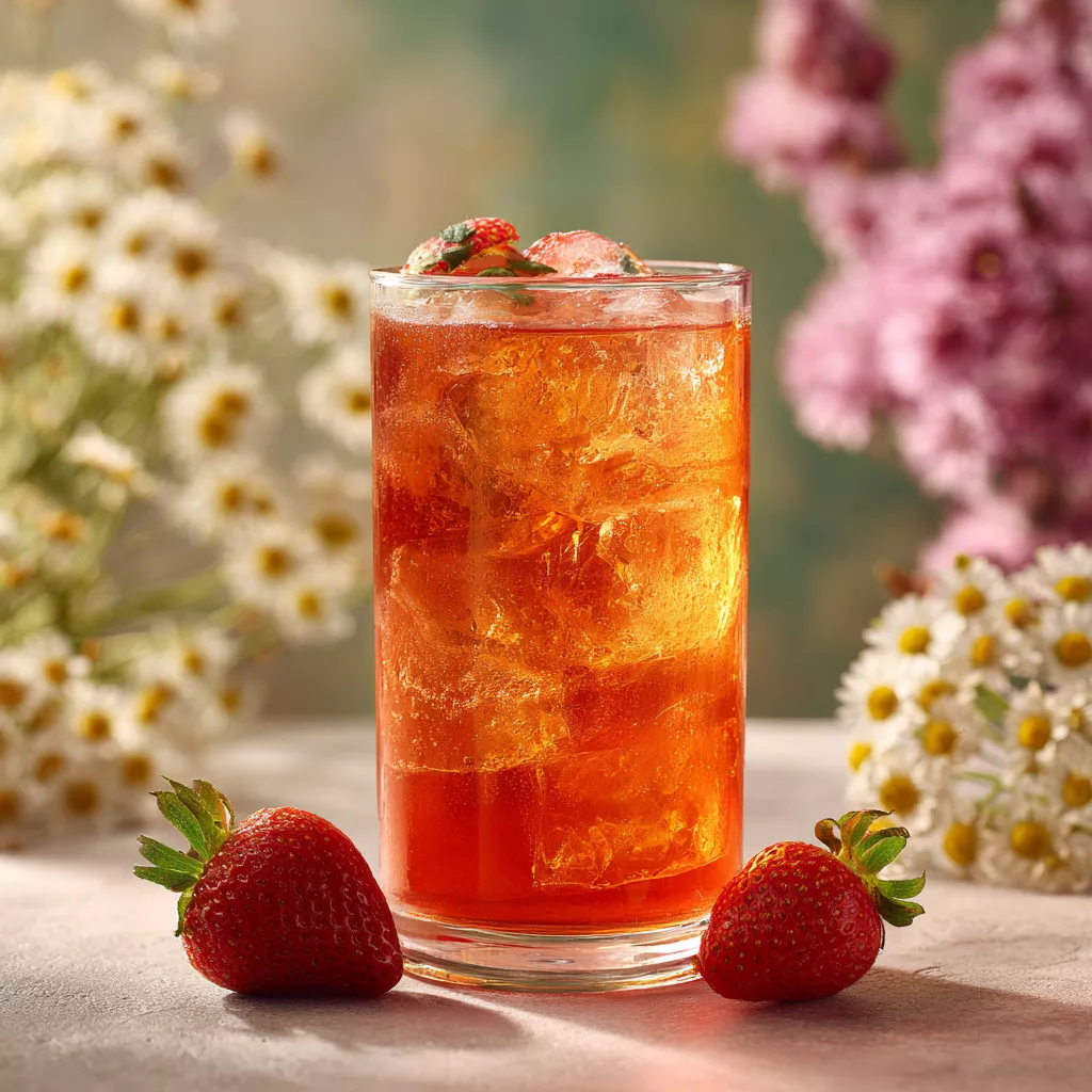 Strawberry Iced Tea Refresher