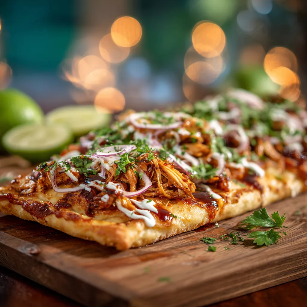 BBQ Chicken Flatbread Pizza