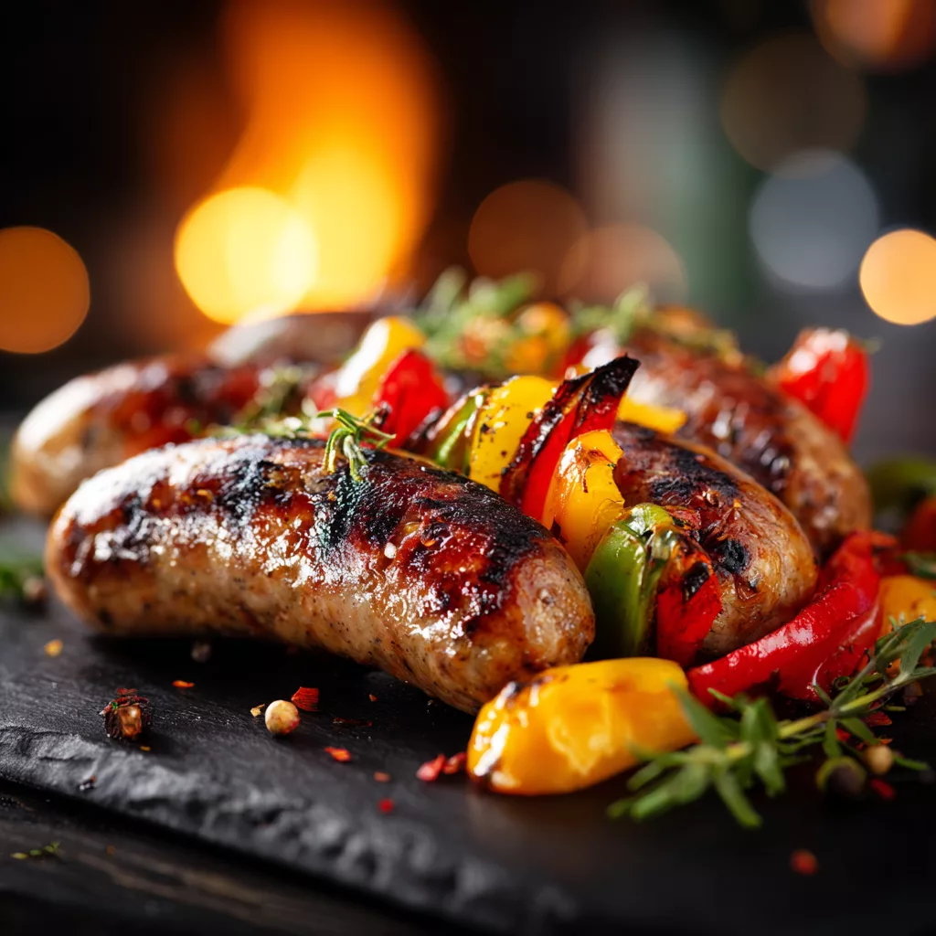 Grilled Sausage and Peppers