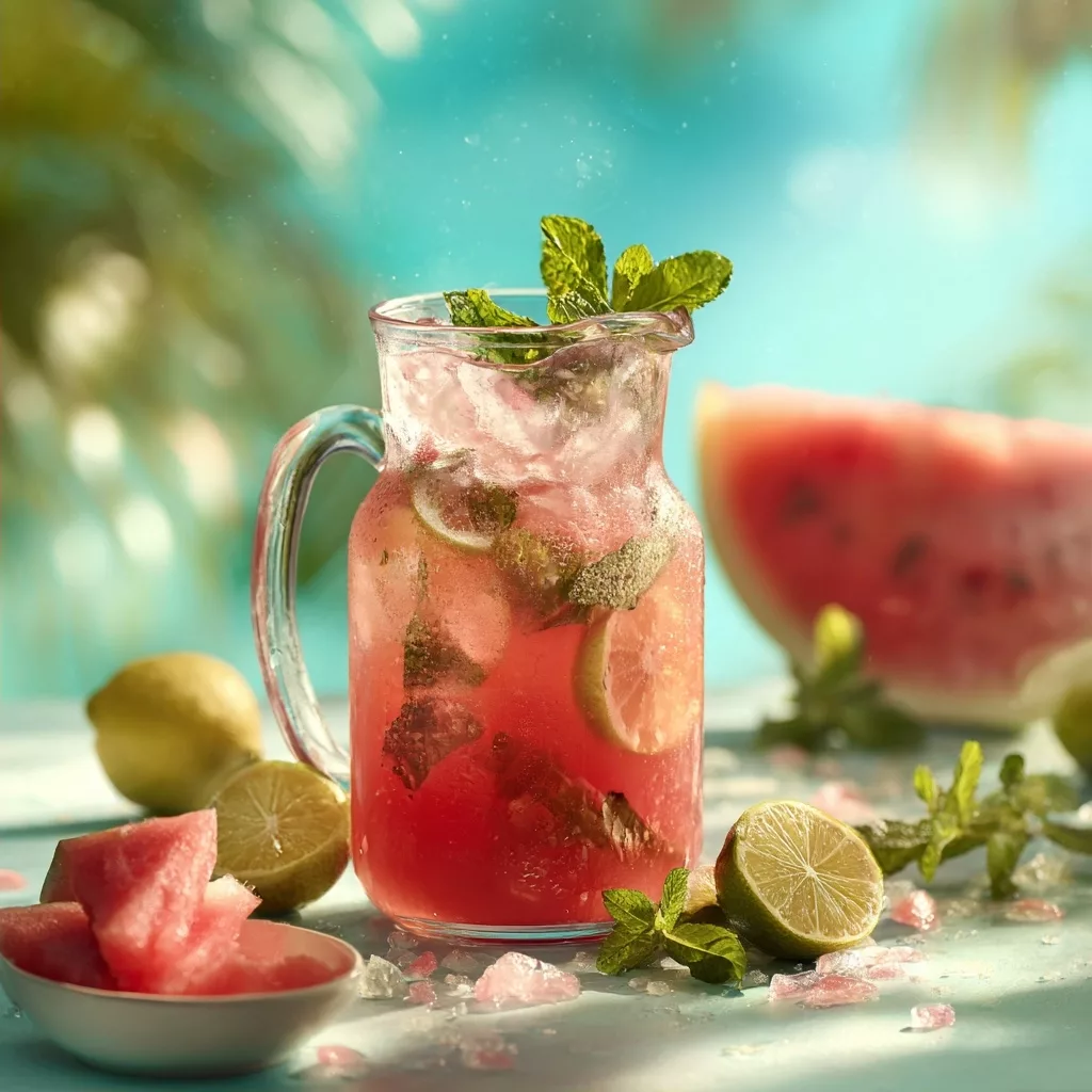 Watermelon Mint Lemonade