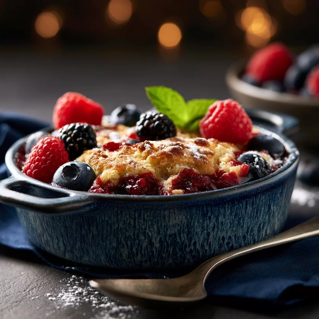 Mixed Berry Cobbler Easy Recipe
