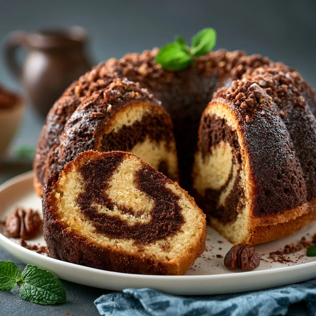Easy Marble Cake Recipe