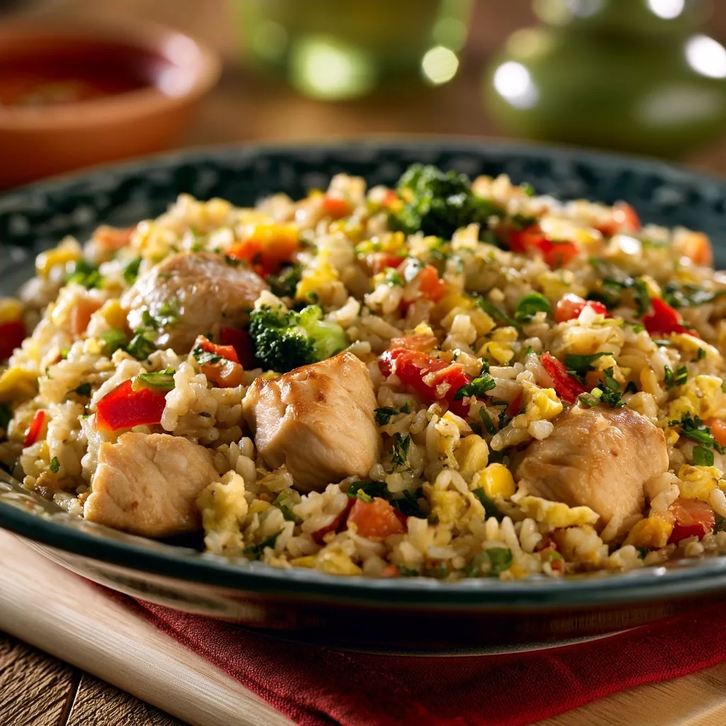 Chicken Fried Rice Quick Dinner Recipe