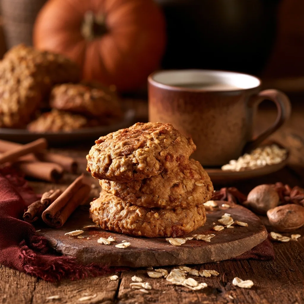 Pumpkin Oatmeal Cookies