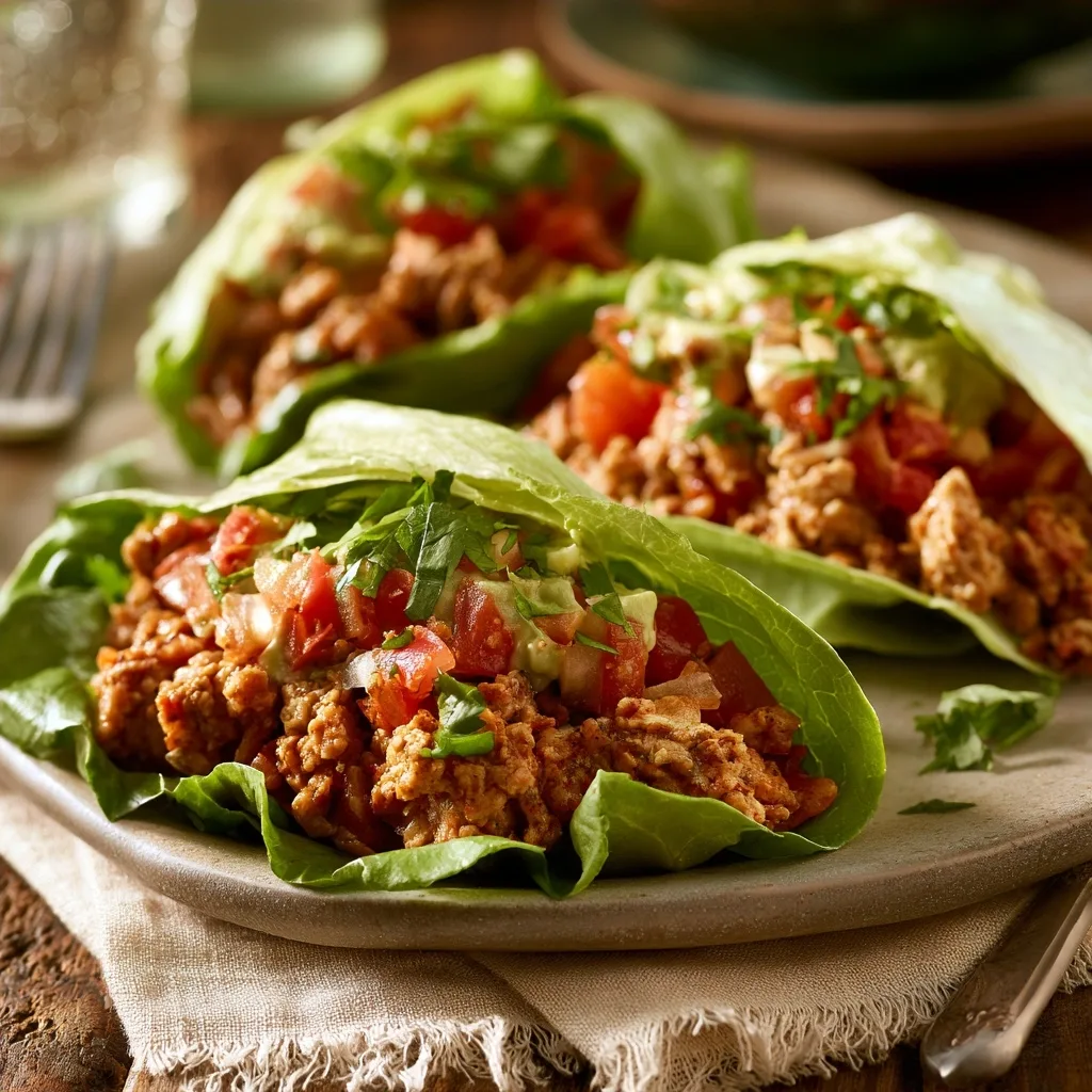 Turkey Taco Lettuce Wraps – Easy Healthy Dinner Recipe