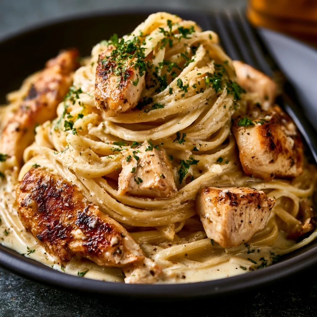 Creamy Garlic Butter Chicken Pasta – Easy Dinner Recipe
