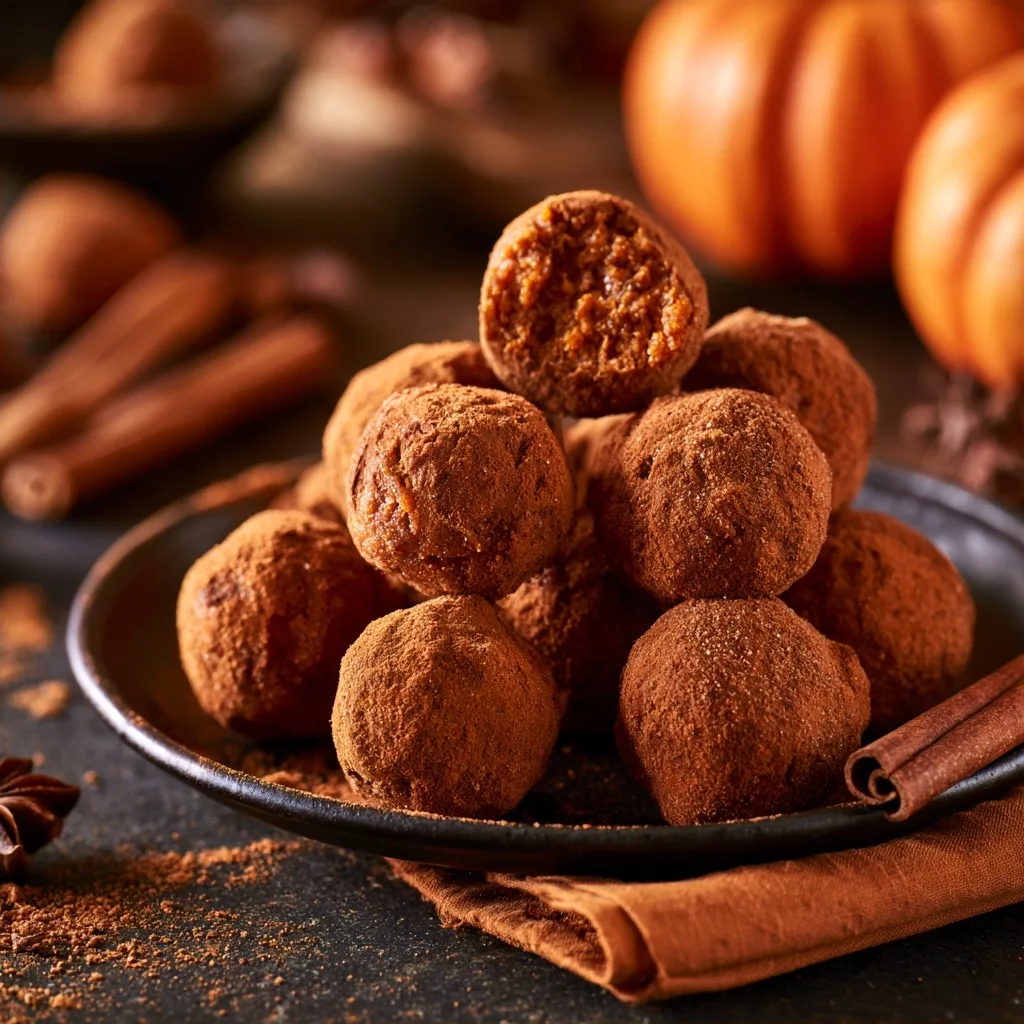 Pumpkin Cinnamon Truffles – Easy No Bake Fall Treats