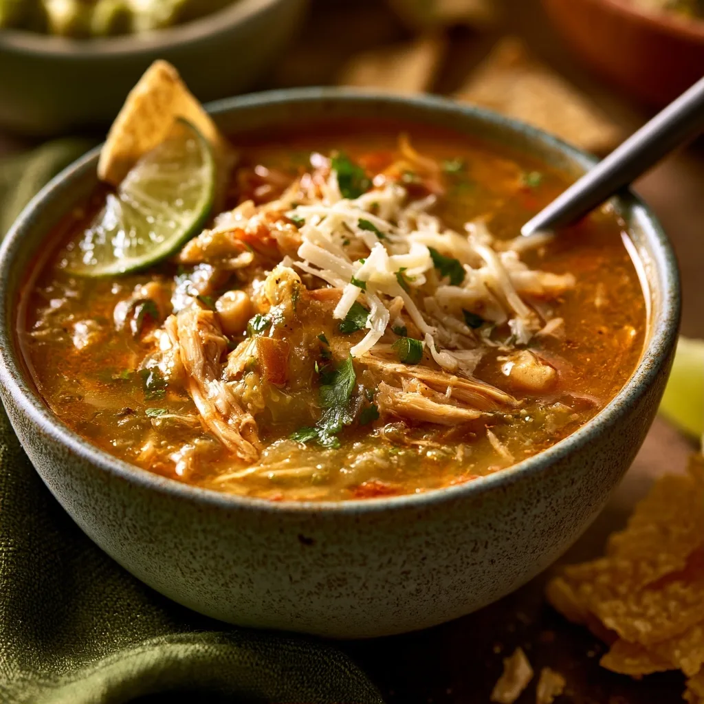 Creamy Chicken Enchilada Soup Recipe
