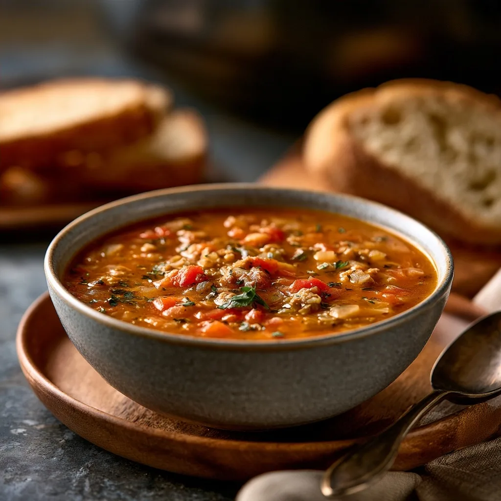 Crock Pot Stuffed Pepper Soup