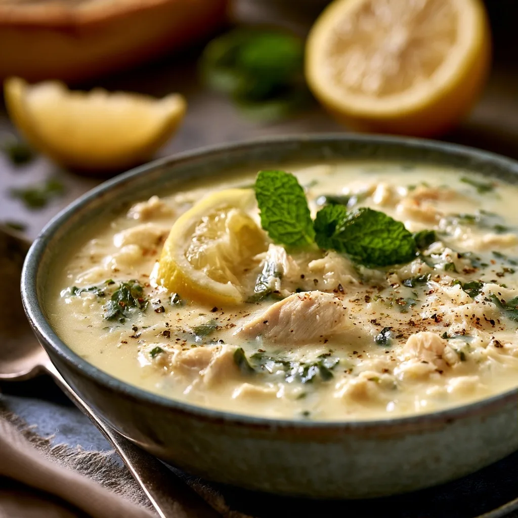 Greek Lemon Chicken Soup