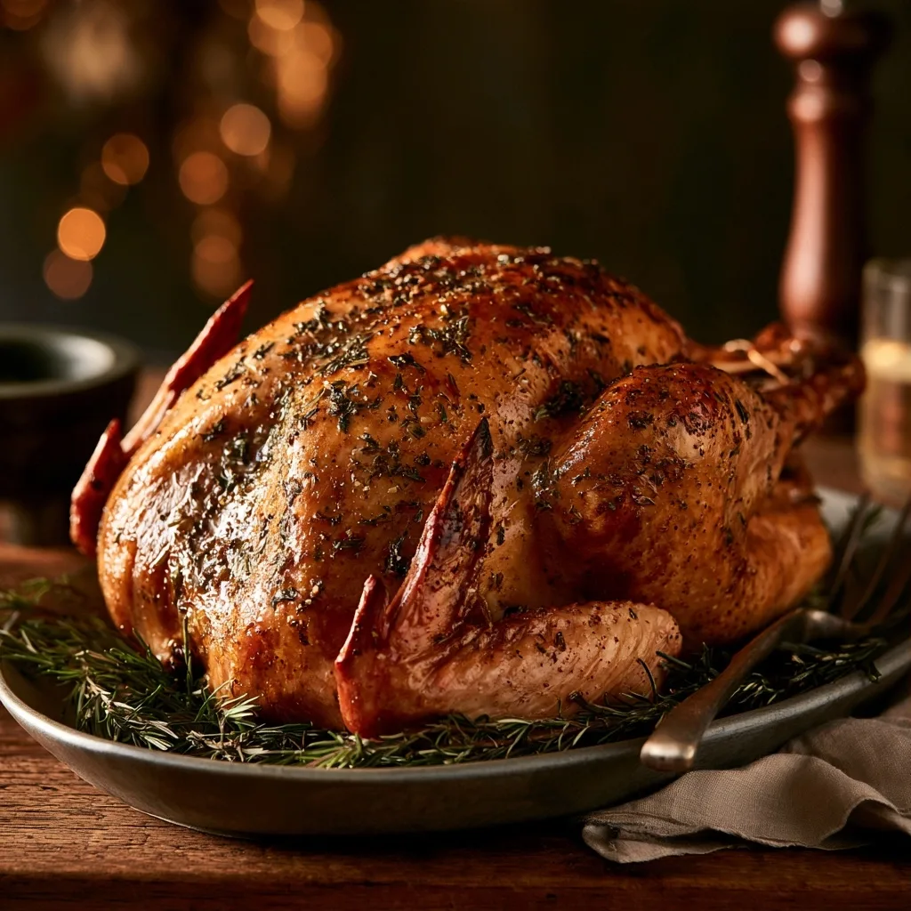 Garlic Butter Roast Turkey